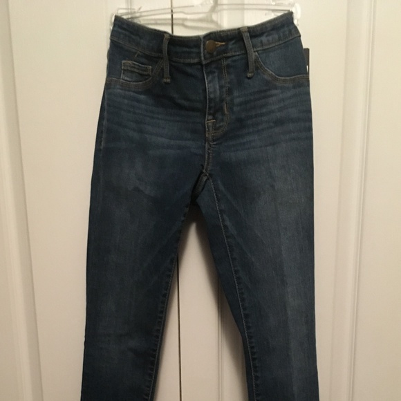 Mossimo Mid-Rise Power Stretch Jeggings, Med Blue - Picture 3 of 5